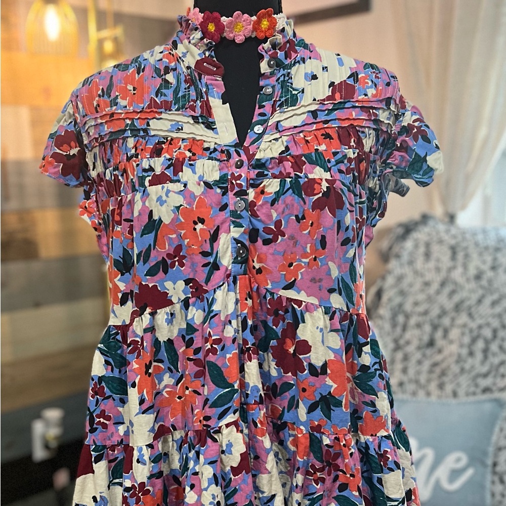 Floral Ruffle Dress